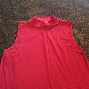 Bright red Tshirt dress